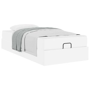 vidaXL Estructura de cama con colch&oacute;n con colch&oacute;n 2 pcs PVC