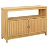 vidaXL Mesa consola de jard&iacute;n madera maciza acacia 110x35x75 cm