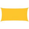 vidaXL Toldo de vela HDPE amarillo 160 g/m&sup2; 2x4 m