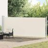 vidaXL Toldo lateral retr&aacute;ctil para patio crema 600x160 cm