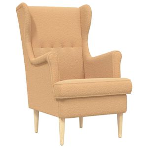 vidaXL Sill&oacute;n Beige Boucl&eacute;