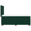 vidaXL Cama box spring con colch&oacute;n terciopelo verde oscuro 80x200 cm