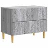 vidaXL Mesita de Noche Sonoma gris 62 x 34,5 x 48 cm