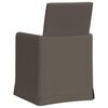vidaXL Sillas de comedor 2 pcs Gris claro 57 x 67 x 95 cm Lino