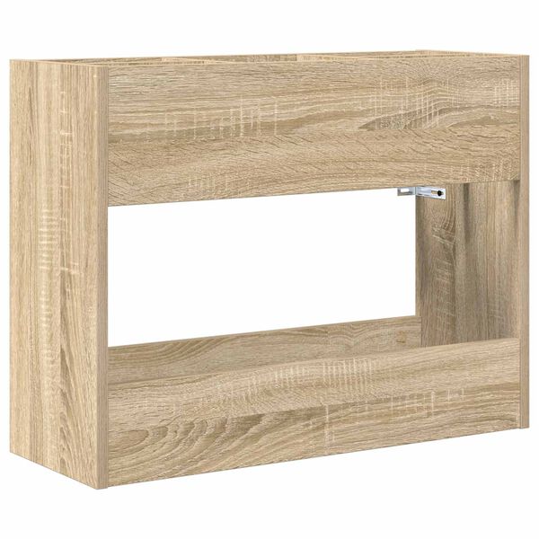 vidaXL Soporte de Sombrilla Roble Sonoma 65 x 24 x 50 cm