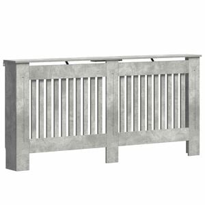 vidaXL Cubierta de Radiador Gris Hormig&oacute;n 172 x 19 x 81,5 cm