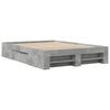vidaXL Estructura de cama madera de ingeniería gris hormigón 140x200cm