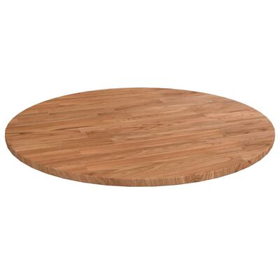 vidaXL Tablero de mesa redonda madera de roble marrón claro Ø60x1,5 cm