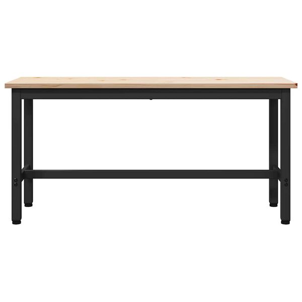 vidaXL Banca de Comedor Natural 100 x 32,5 x 49 cm