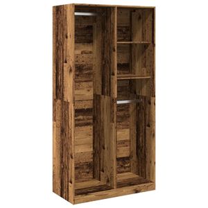 vidaXL Armario de madera ingenier&iacute;a envejecida 100x50x200 cm