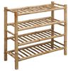 vidaXL Zapatero 68 x 28 x 63 cm Bamb&uacute; Natural