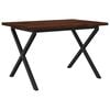 vidaXL Mesa de Comedor Cuadrada 120 x 80 x 75 cm