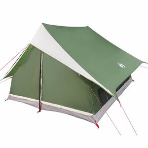 vidaXL Tienda Familiar con techo Verde y 315 x 286 x 200 cm