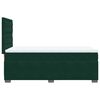 vidaXL Cama box spring con colch&oacute;n terciopelo verde oscuro 100x200 cm