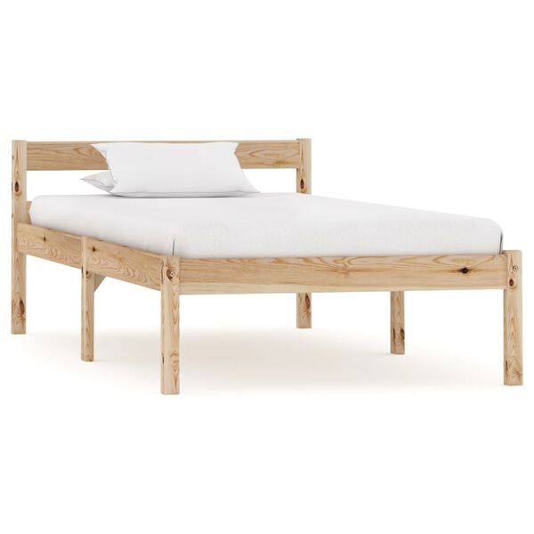 vidaXL Estructura de cama con 2 cajones madera maciza pino 100x200 cm