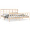 vidaXL Estructura de cama sin colch&oacute;n madera maciza de pino 160x200 cm