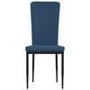 vidaXL Sillas de comedor 2 unidades terciopelo azul