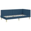 vidaXL Estructura de cama en esquina Azul 80 cm x 200 cm Terciopelo