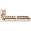 vidaXL Estructura de cama sin colch&oacute;n madera maciza de pino 200x200 cm
