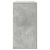 vidaXL Aparador Gris Concreto 120 x 36 x 69 cm Madera de ingenier&iacute;a
