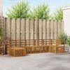 vidaXL Juegos de sof&aacute;s 7 pcs Natural Madera de Acacia S&oacute;lida
