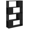 vidaXL Conjunto de mueble de TV Negro 80 x 24 x 125 cm