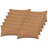 vidaXL Funda de almohada 12 uds. HOUTEN Beige 40 x 80 cm Boucl&eacute;