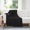 vidaXL Mantitas de Sof&aacute; 24 pcs Negro 170 x 130 cm Lana