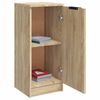 vidaXL Aparador de madera contrachapada roble Sonoma 30x30x70 cm