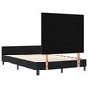 vidaXL Cama tipo Box Spring con cabecera Negro 120 x 190 cm Terciopelo