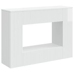 vidaXL Mesa Consola Alto Brillo 101 x 29 x 74 cm Madera de ingenier&iacute;a