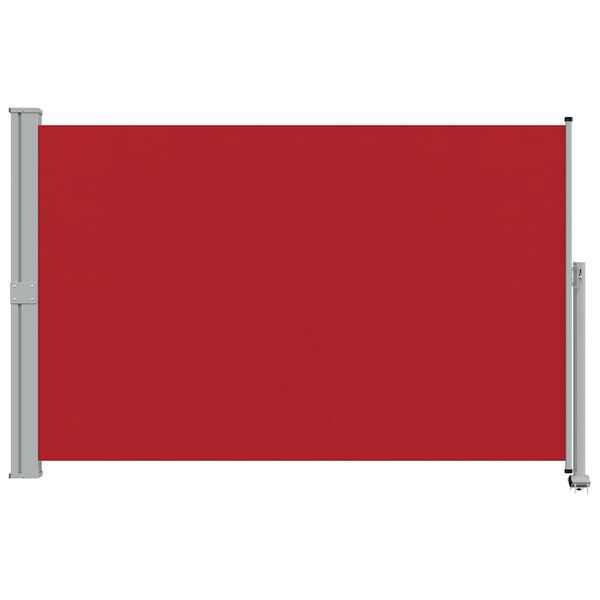 vidaXL Toldo lateral retr&aacute;ctil de jard&iacute;n rojo 160x300 cm