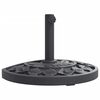 vidaXL Base de sombrilla semicircular para palos de &Oslash;38 / 48 mm 9 kg