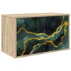 vidaXL Mueble de TV Montado en la Pared WIJHE 69 x 33 x 40 cm