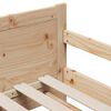 vidaXL Estructura de cama Marr&oacute;n 80 x 200 cm Madera de pino macizo