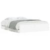 vidaXL Cama con cajones madera de ingenier&iacute;a blanca 140x190 cm