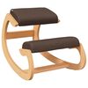 vidaXL Taburete rodillas madera contrachapada abedul marr&oacute;n 55x84x55cm