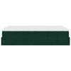 vidaXL Cama otomana con colch&oacute;n 120x190 cm terciopelo verde oscuro
