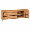 vidaXL Mueble de TV de madera maciza de acacia 115x30x40 cm