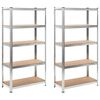 vidaXL Estanter&iacute;as de MDF 2 unidades 90x40x180 cm