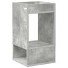 vidaXL Mesa Auxiliar Gris Concreto 30 x 30 x 56 cm