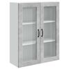 vidaXL Panel de lavaplatos Kalmar Gris Concreto 80 x 31 x 100 cm