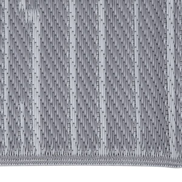 vidaXL Alfombra de exterior ARAKIL antracita 80x250 cm PP