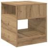 vidaXL Mesa Auxiliar Roble artisan 40,5 x 40 x 45 cm