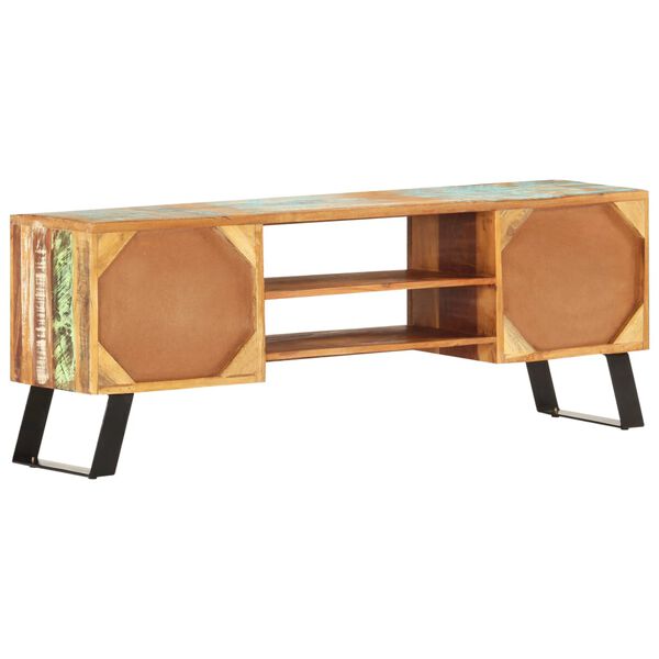 vidaXL Mueble para TV de madera maciza reciclada 120x30x46 cm
