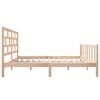 vidaXL Estructura de cama de madera maciza de pino 140x200 cm