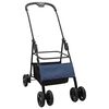 vidaXL Carrito Plegable para Mascotas Ajustable Azul 81 x 47 x 99 cm