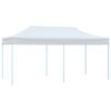 vidaXL Carpa de fiestas plegable paredes laterales acero blanco 3x6 m