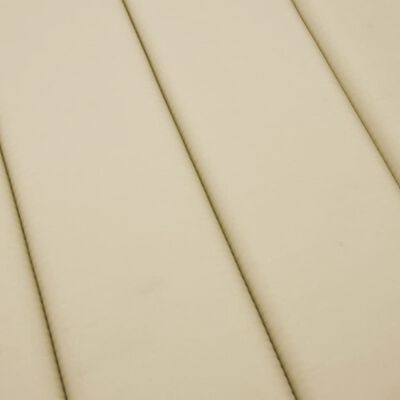 vidaXL Cojín de tumbona de tela Oxford beige 200x60x3 cm