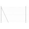 vidaXL Poste de Valla Plateado 10 x 1,5 m (malla de 25 mm) Acero
